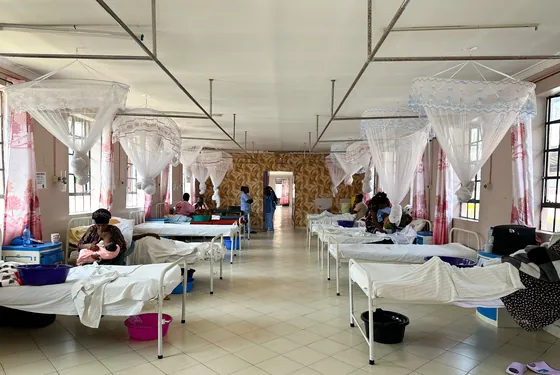 The maternity ward at Bondeni Maternity Hospital