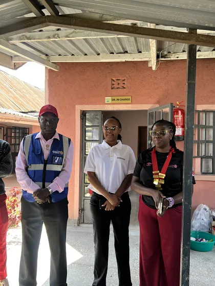 The club outside the in-charge's office at Bondeni Maternity